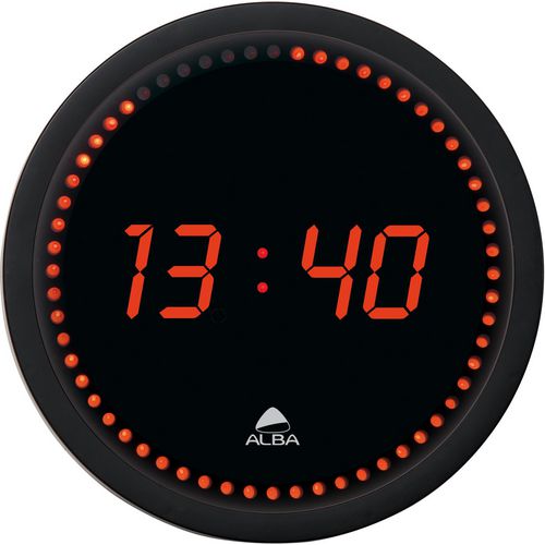 Reloj de pared alba horled 30cm negro