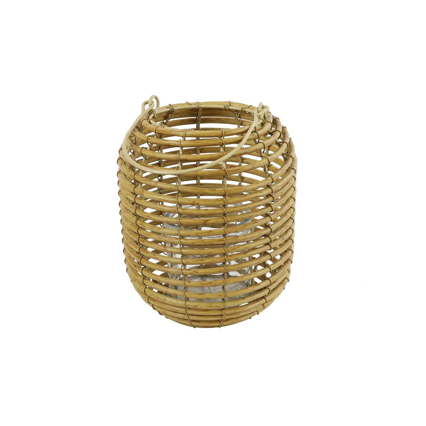 Lanterna Countryfield alta in plastica naturale h24cm