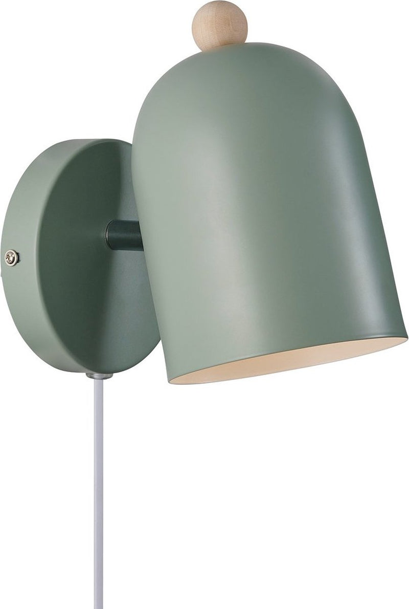 Nordlux gaston aplique - e27 - verde pastel