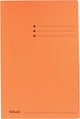 Cartella Esselte Manila a 3 lembi - folio - 50 pezzi - arancione