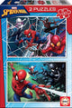 Educa legpuzzel - 2 x 100 stukjes - spiderman - puzzel