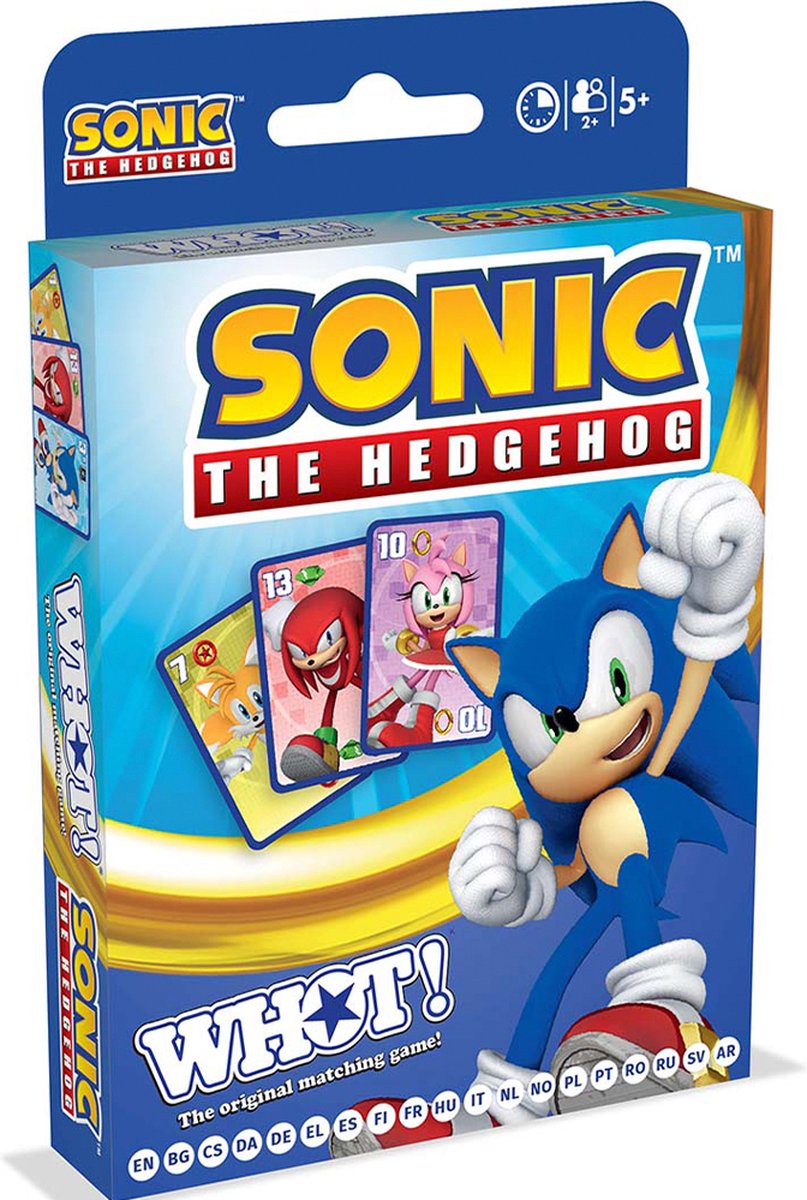 Movimientos ganadores sonic the hedgehog - jugando a las cartas - ¡qué! (multilingüe)