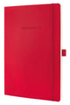 Cuaderno sigel - conceptum pure - a4 - tapa blanda - rojo - 194 páginas - 80 gramos - rayado - si-co315