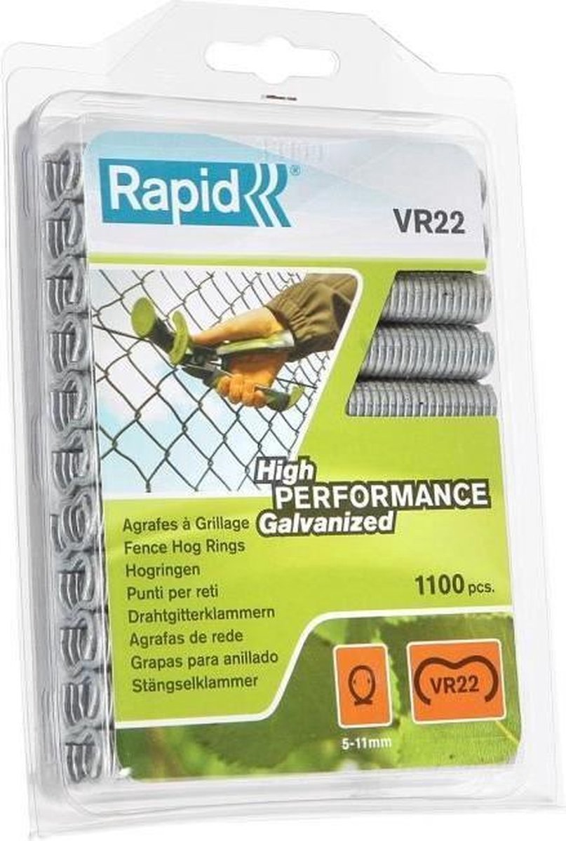 Rapid 1011747 - hogrings (1100)vr 22 galva c | 5 pezzi