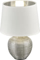 Rl vive tu luz realidad luxor - lámpara de mesa - plata - excl. 1x e14 28 w - interruptor de cable