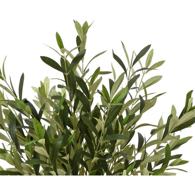 Decoris kunstboom olijfboom in pot 570 bladeren dia45x120cm groen