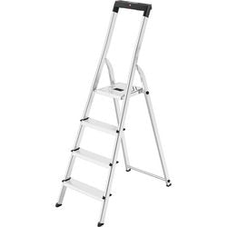 Hailo Hailo L40 Escalera de aluminio para el hogar Klustap 4 Pasos