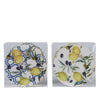 Sottobicchiere Decoris limone mdf dia10 cm 4 pezzi