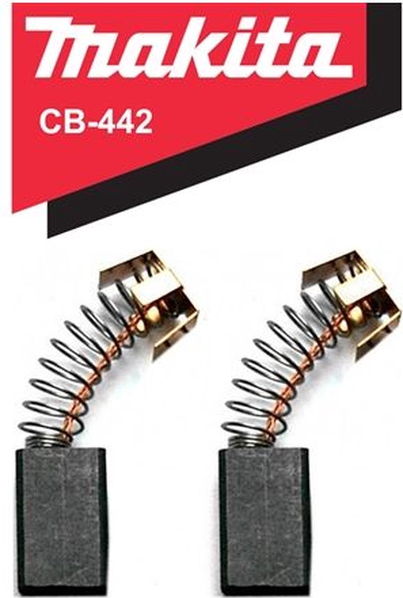 Juego de escobillas de carbón de repuesto Makita CB-442 A - 195023-2