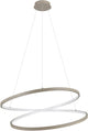 Eglo ruotale hanglamp - led - ø 70 cm - zandkleur beige wit