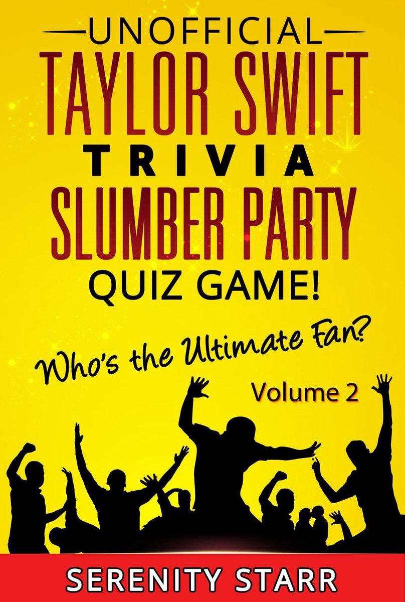 Ty no oficial taylor swift trivia slumber par quiz juego volumen 2