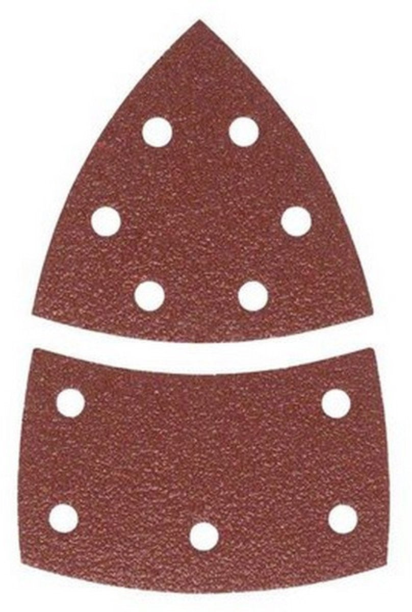 Set fogli abrasivi Bosch da 10 pezzi per levigatrici multifunzione 102 x 62 mm - grana 180