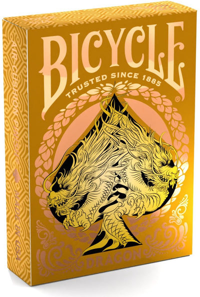 Bicycle Dragon Gold - carte da gioco premium - poker - Ultimates - da collezione