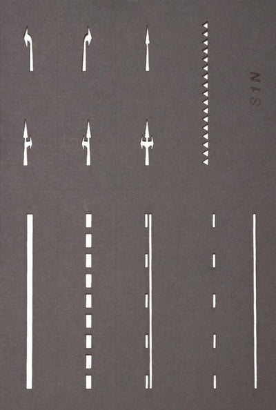 Nor 34240 n street marking templates