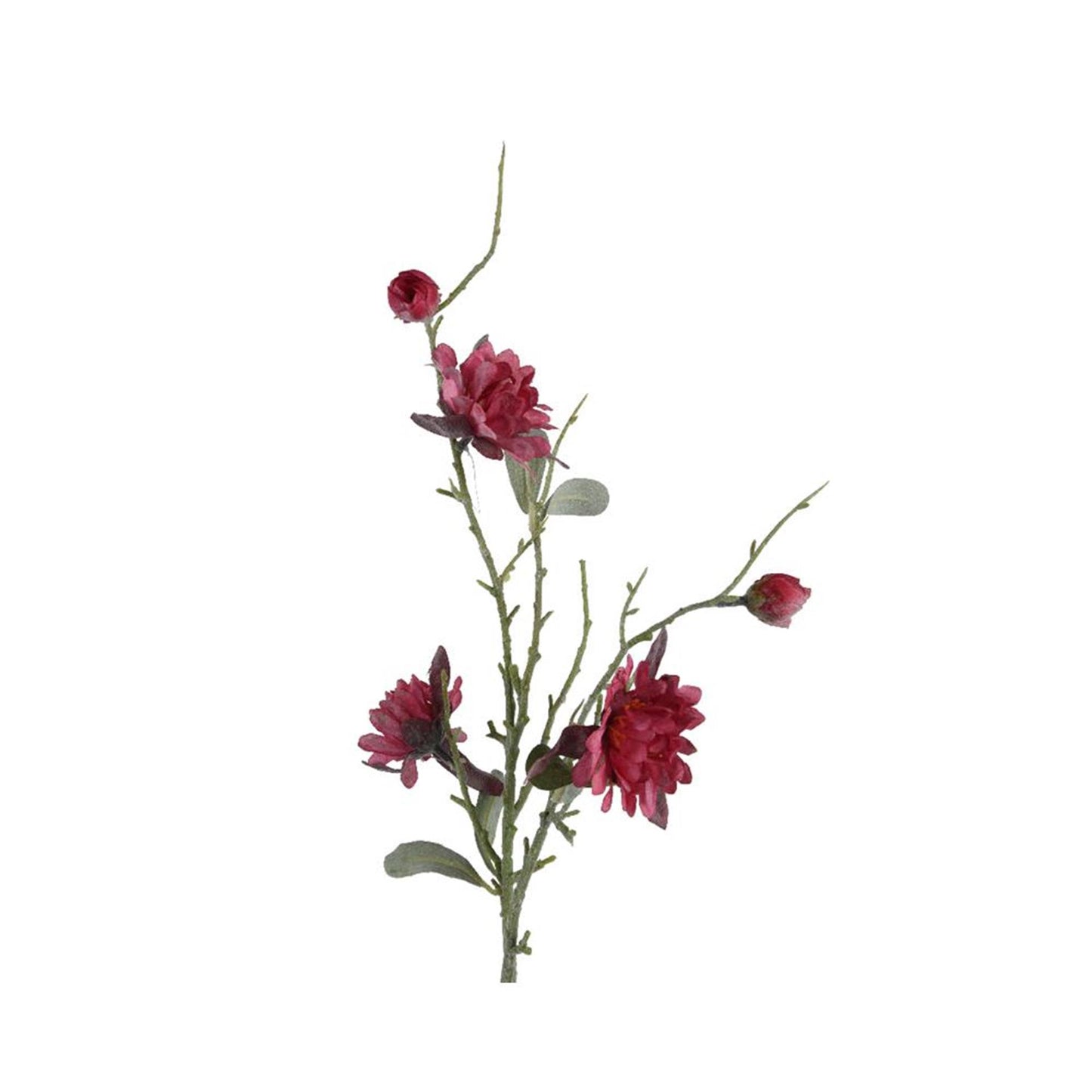 Decoris kunstbloem dahlia h75cm roze glitter
