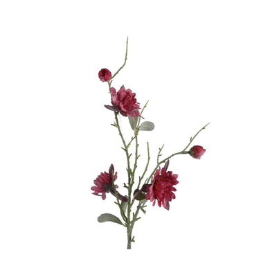 Decoris fiore artificiale dalia h75cm rosa glitter