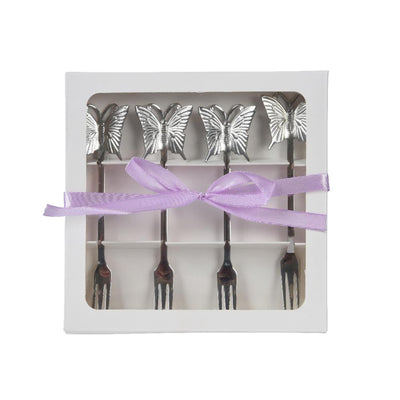 Set forchette dolce Decoris 4 pezzi in acciaio inox