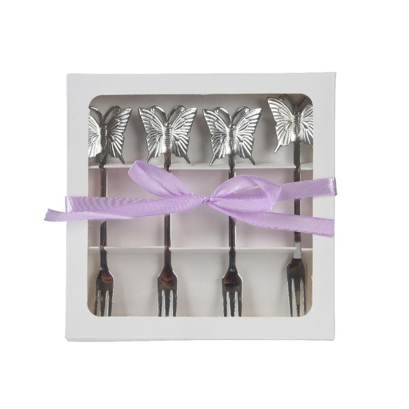 Set forchette dolce Decoris 4 pezzi in acciaio inox