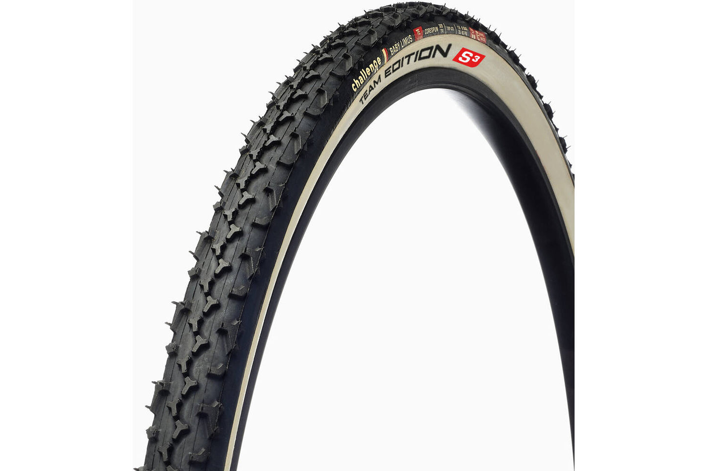 Sfida Baby Limus Team Edition Tubular 700x33C Bianco nero