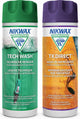 Nikwax tech wash tx direct benefit set - impregnante - detergente - confezione da 2 - 300 ml