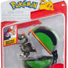 Jazwares pokemon clip 'n' go tyrunt anochecer bola