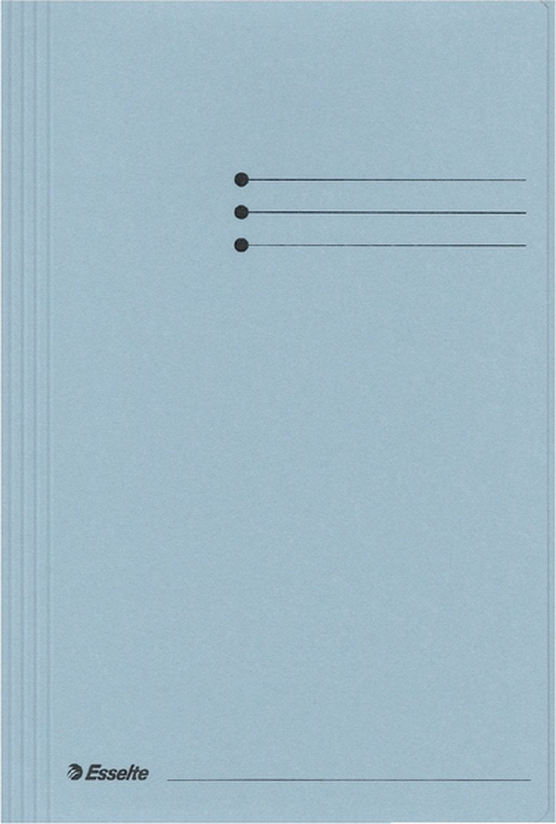 Cartelle Esselte 3 lembi folio 235x350mm blu