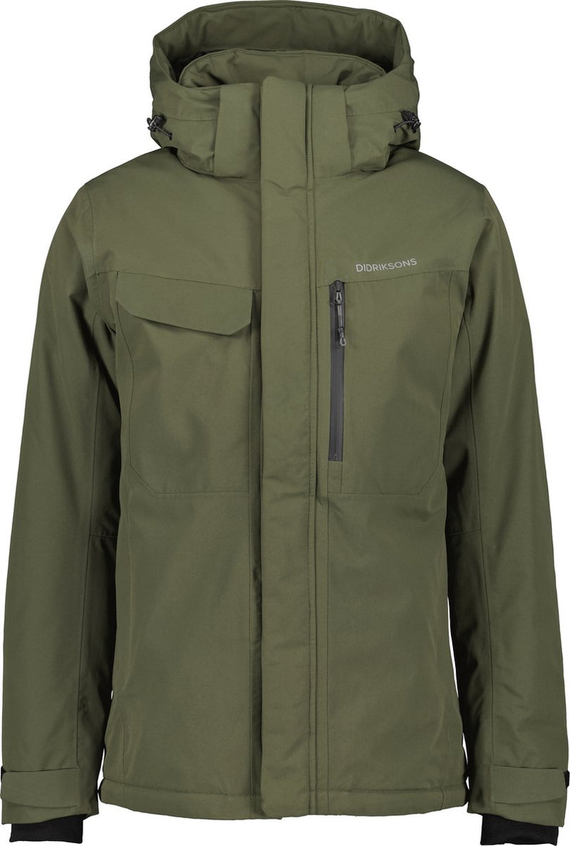 Giacca outdoor da uomo Didriksons stefan usx jkt - verde intenso