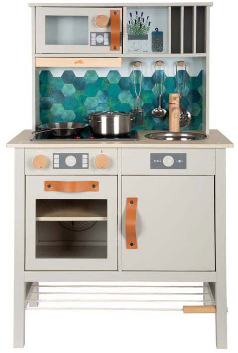 Small Foot - Wooden Speelkeuken Tasty Gray