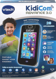Vtech Toy Phone Kidicom 3.0 Black Blue 3-Part - afbeelding 2