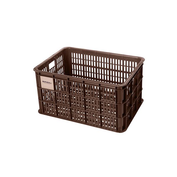 Basil Bicycle Crate L - Grande - 40 litros - Marrón