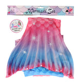 Set de cola de sirena + bikini 11-13 años - afbeelding 1