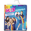 Studio 100 k3 verkleedjurk - regenboog blauw, 9-11 jaar