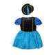 Altre marche Pete vestito viola blu 110-116 cm | 2 pezzi