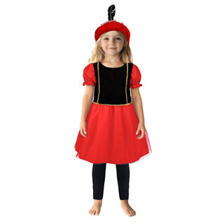 Altre marche Abito Pete 98-104 nero rosso