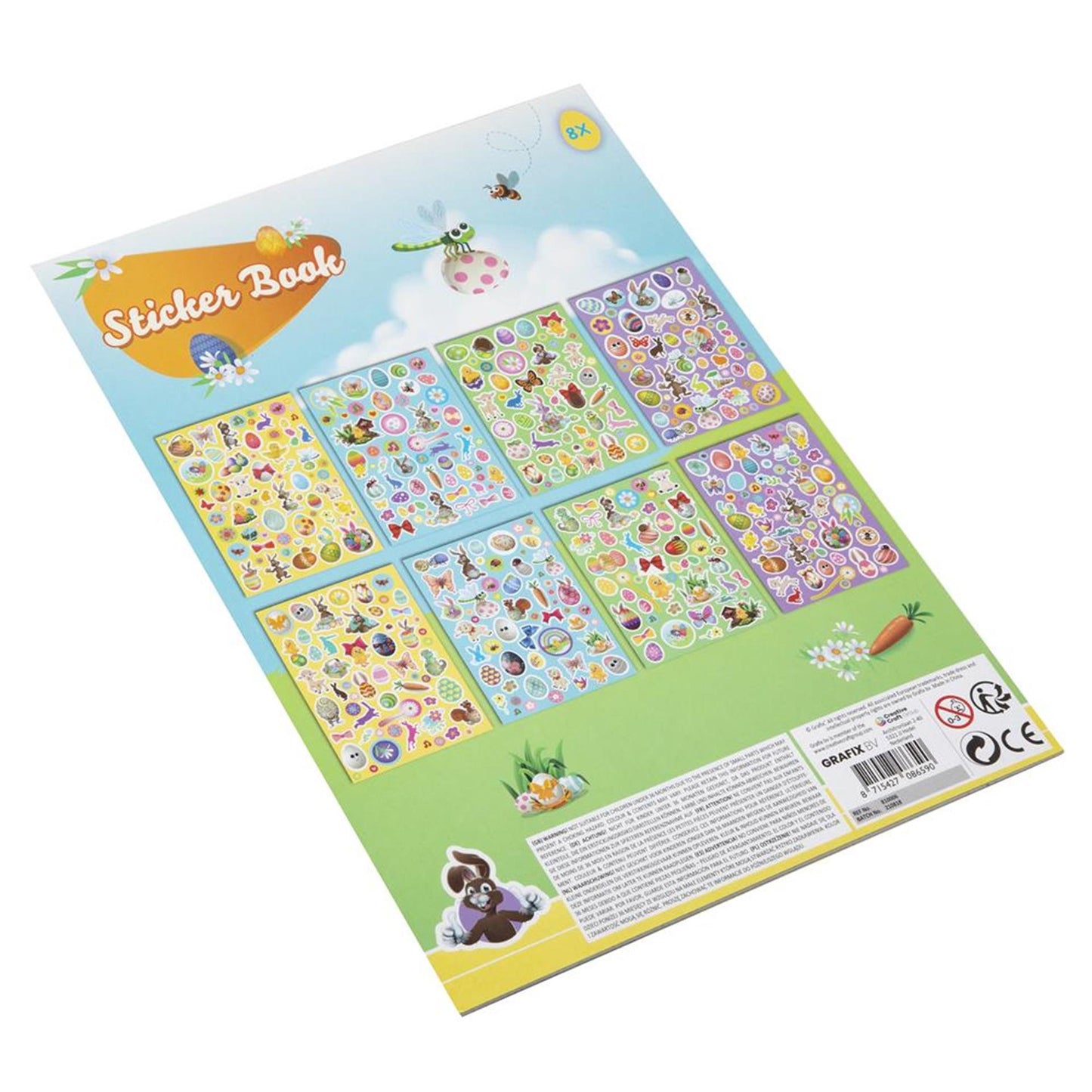 Grafix Stickerboek Pasqua A4