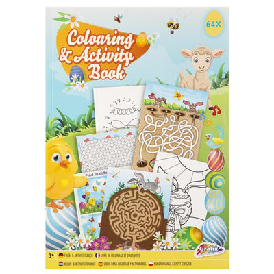Libro de color y actividades Pascua, A4