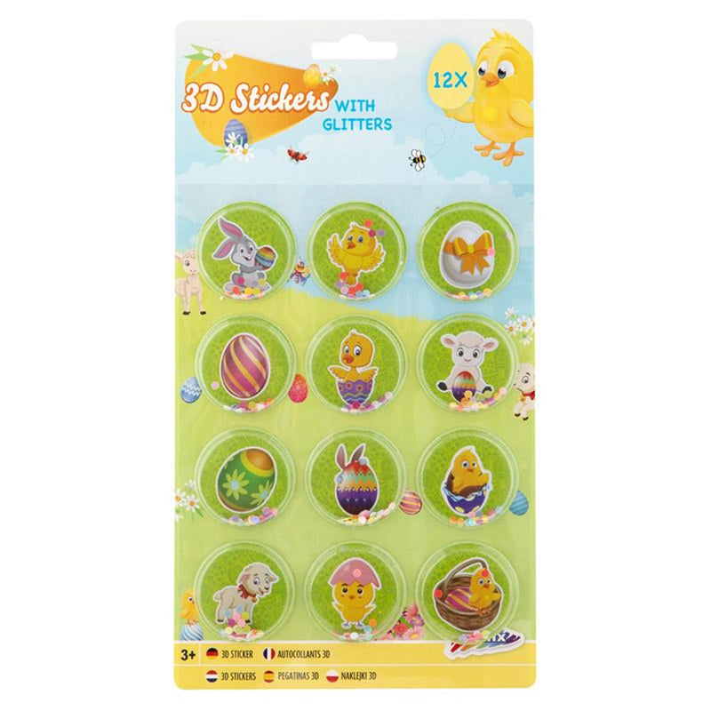 Creative Craft Group 3D Siginas de Pascua con brillo, 12st.