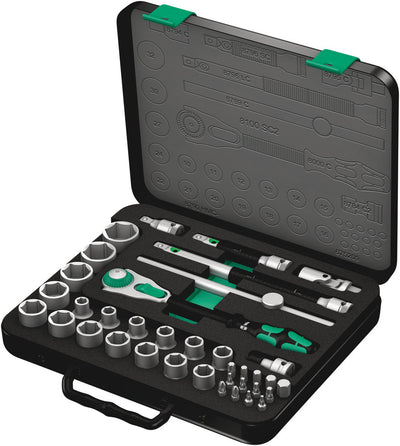Wera 8100 SC 2 Zyklop Speed ​​Rattels Set, 1 2, 37-Palace