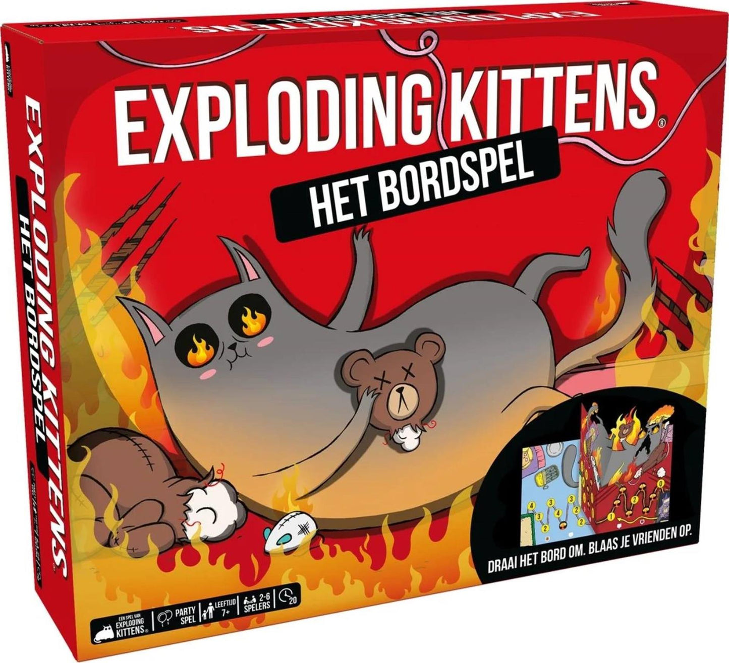 Gioco che esplode i gattini il gioco da tavolo