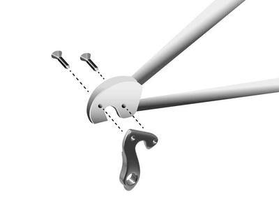 Almohadilla de desviador GH-056 con juego de tornillos M4x0,7