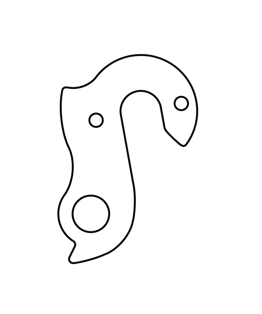 Union derailleurpad GH-116 met schroefset M4x0.7