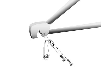 Union Derailleurpad GH-147 con ajuste de tornillo M4X0.7