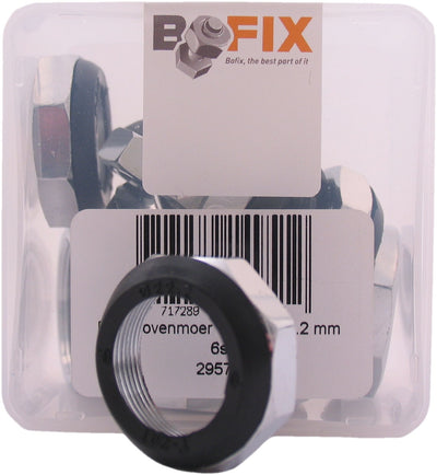 Bofix Testa a sfera ø22,2mm dado superiore aperto cromo (6pz)