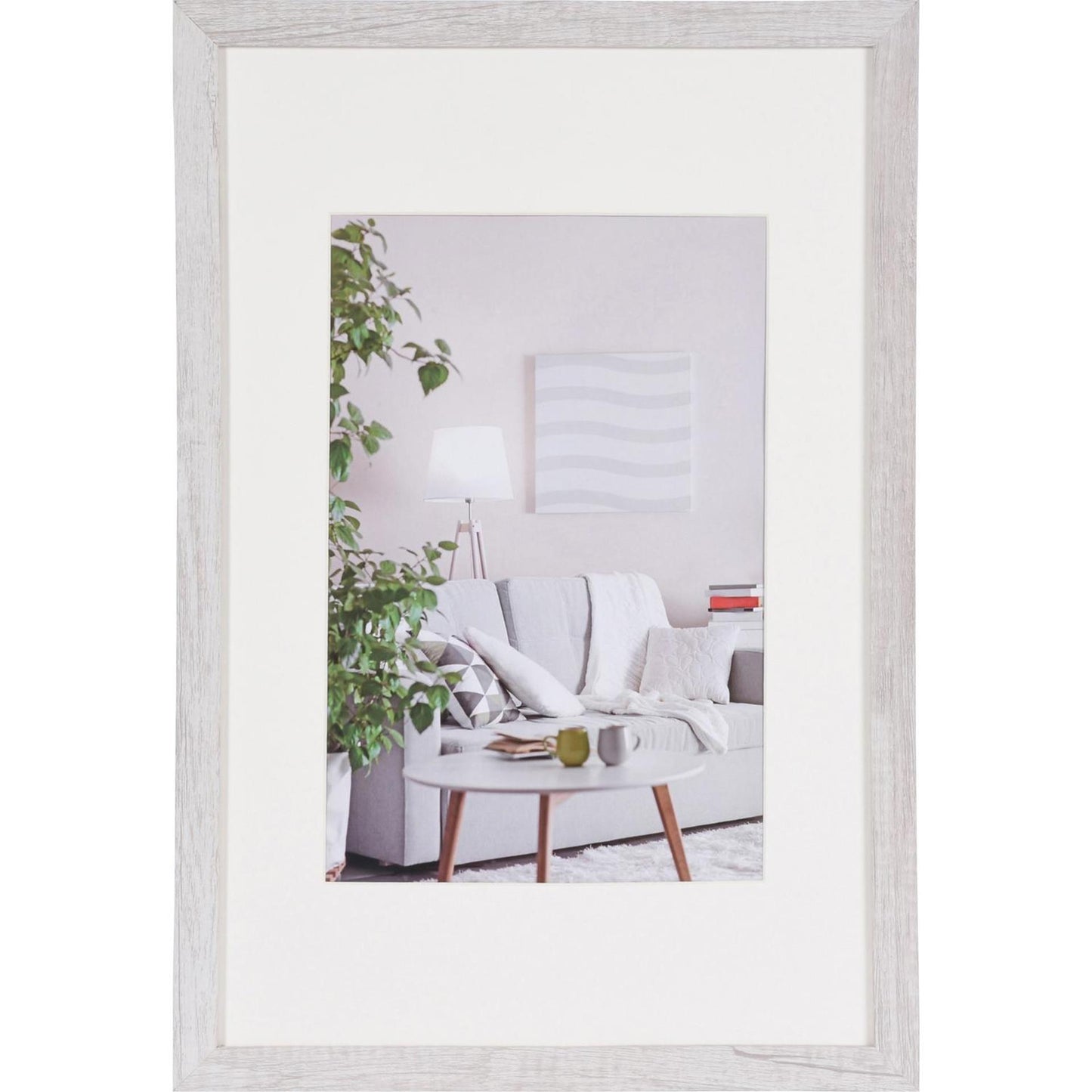 Portafoto Henzo moderno 30x45 cm bianco