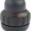 Post moderne balhoofd lock-out stuurslot quill 25.4 26.4 30.2mm zwart