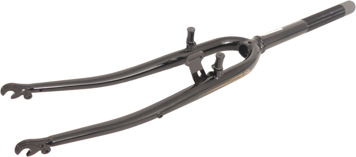 FORK HYBRID 28 con 1 1 8 FORCHIO - V -Brake Remnok e Dynamhaak - Black