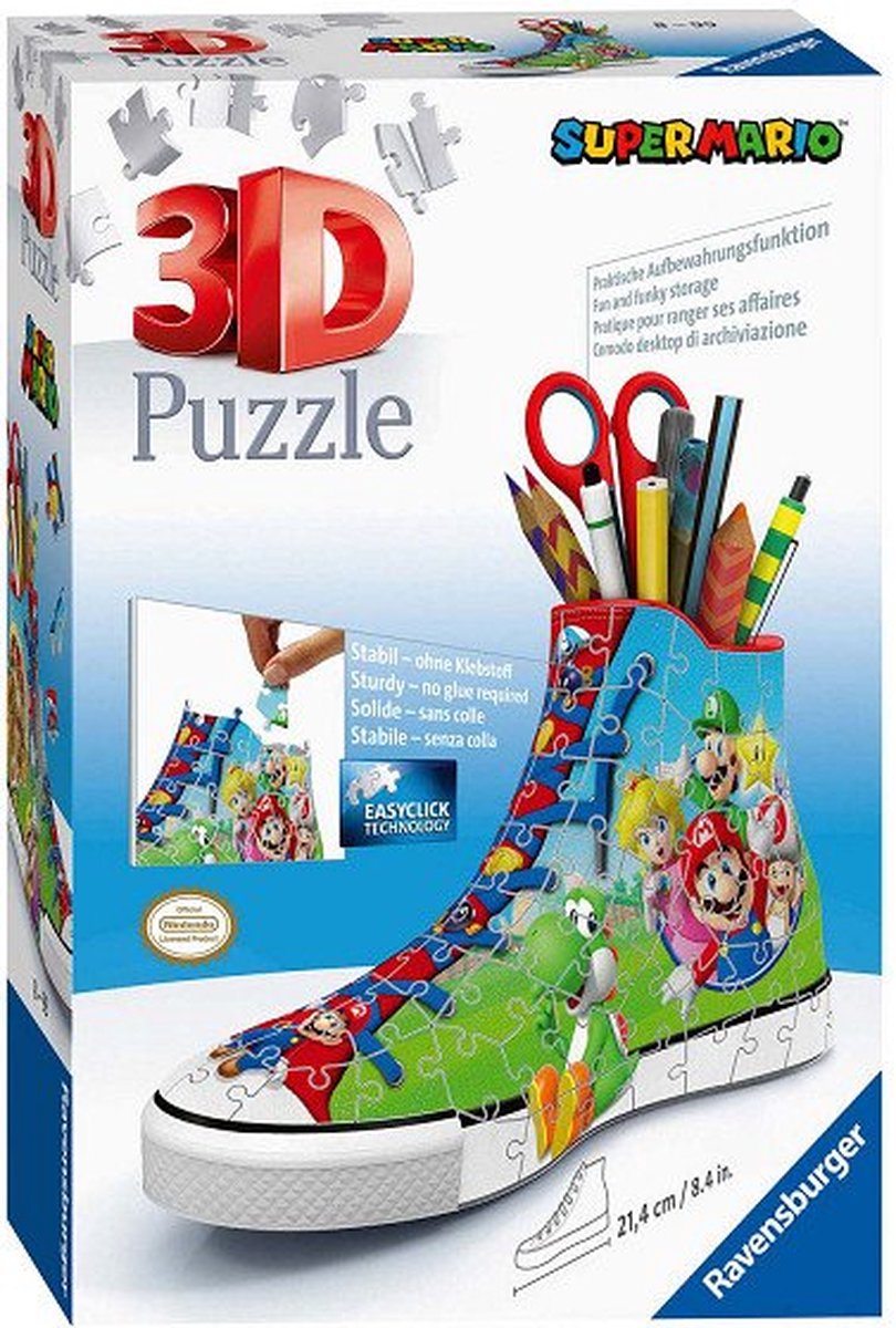 Ravensburger - 3D Puzzle - Sneaker Super Mario
