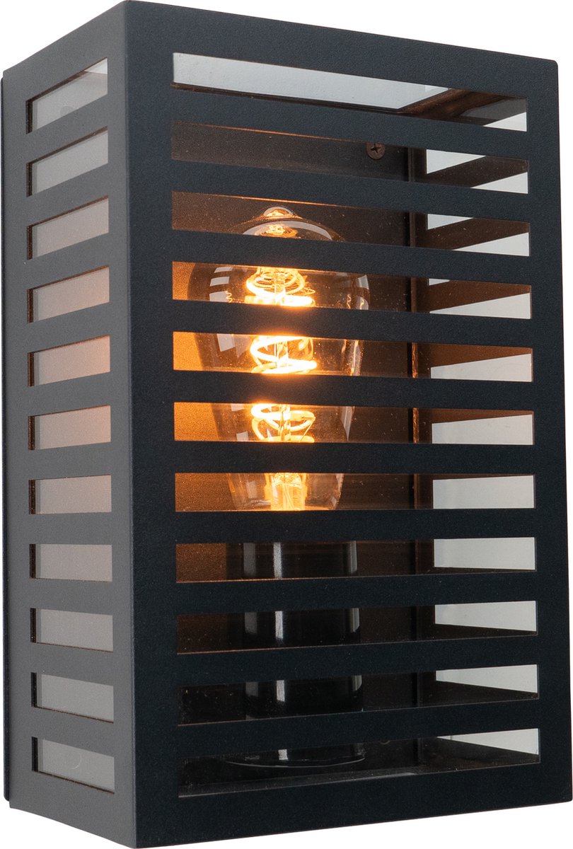 Eglo alamonte 3 wandlamp buiten - e27 - 26 cm - zwart