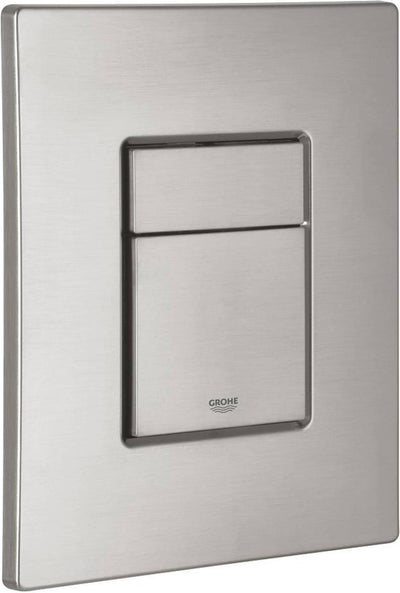Grohe skate cosmopolitan bedieningsplaat - dualflush - horizontaal verticaal - kunststof - supersteel (rvs)