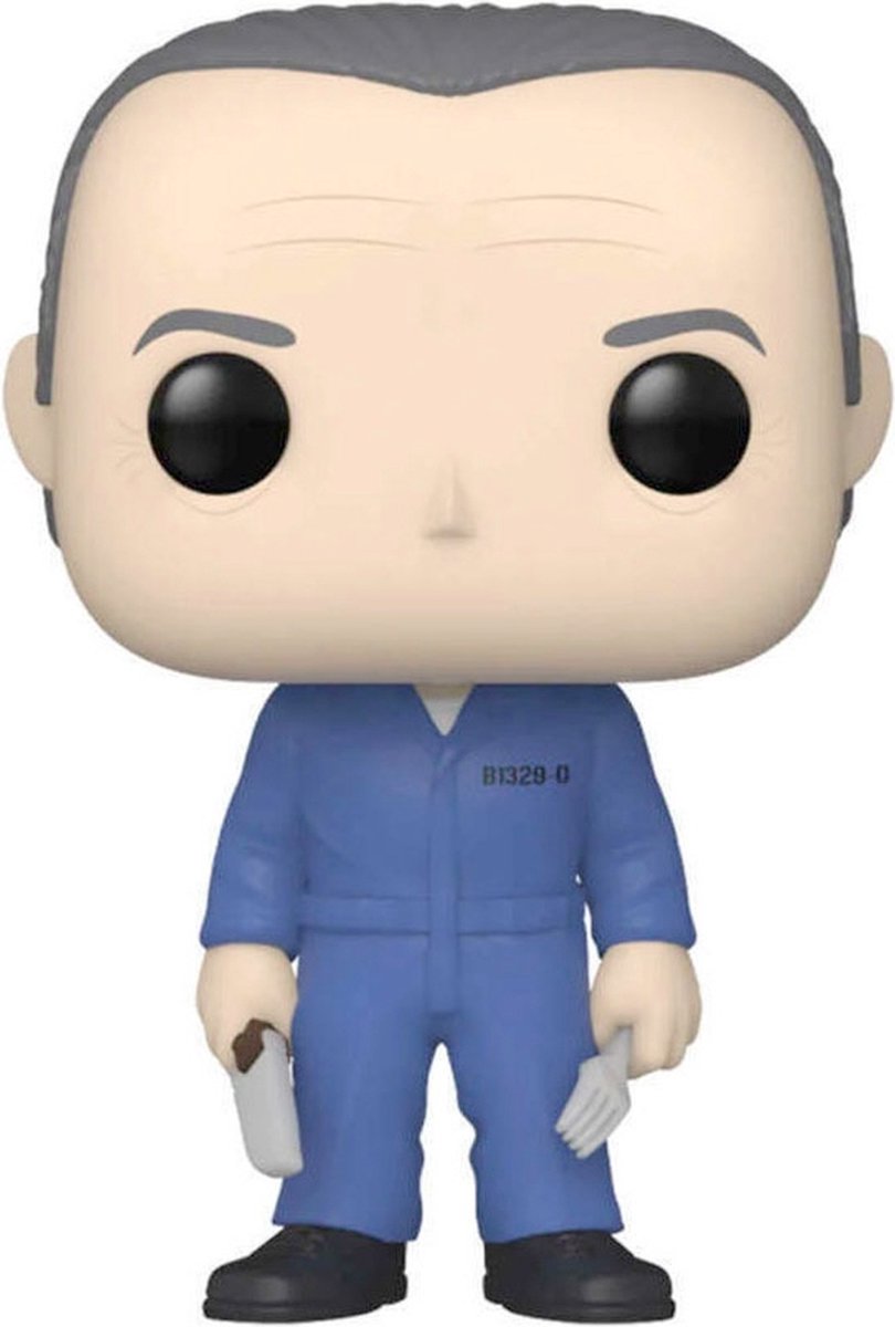 Funko il silenzio degli agnelli figura da collezione pop! film annibale con coltello e forchetta 9 cm multicolori